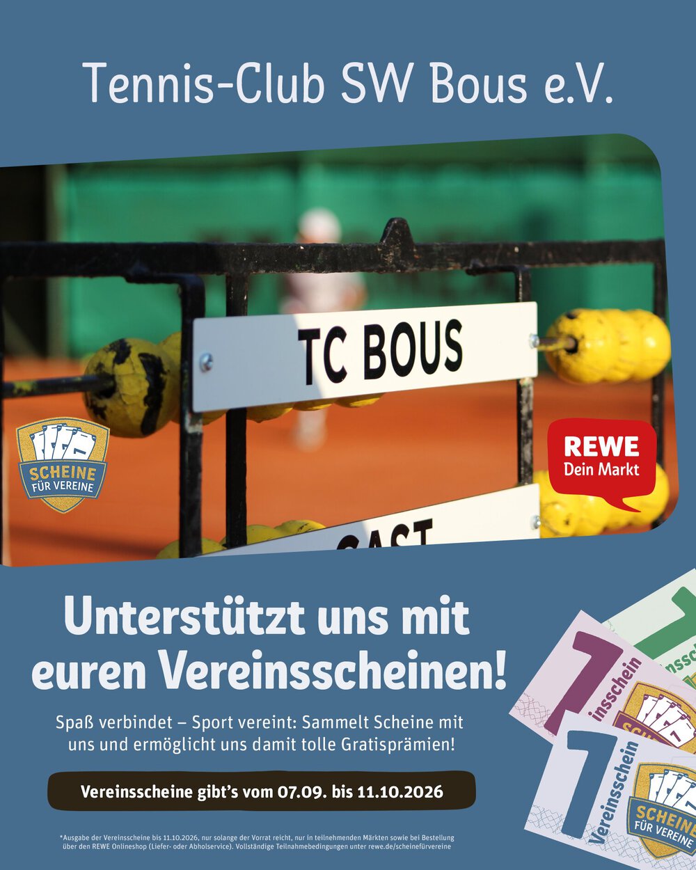 Rewe Scheine für Vereine 2026