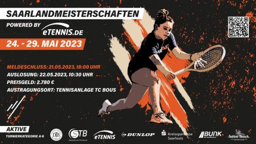 Saarlandmeisterschaften der Aktiven 2023 powered by eTennis.de