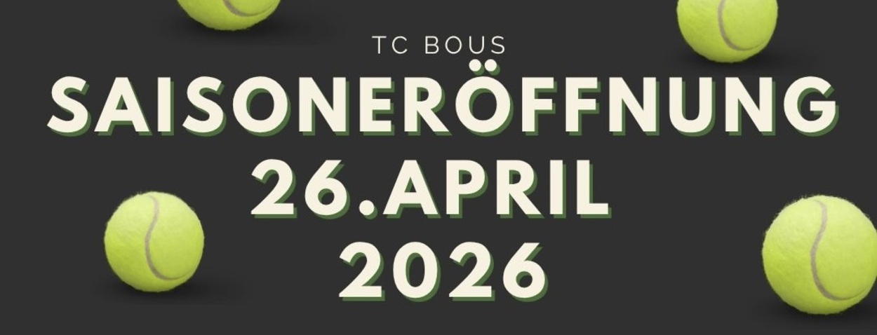 Saisoneröffnung beim TC Bous